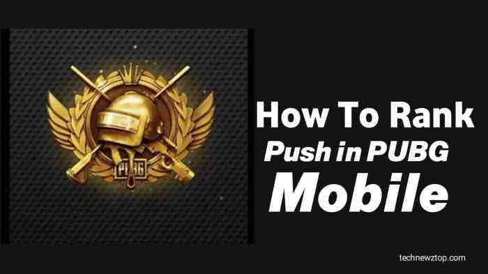 Pubg rank mobile push tricks conqueror tips